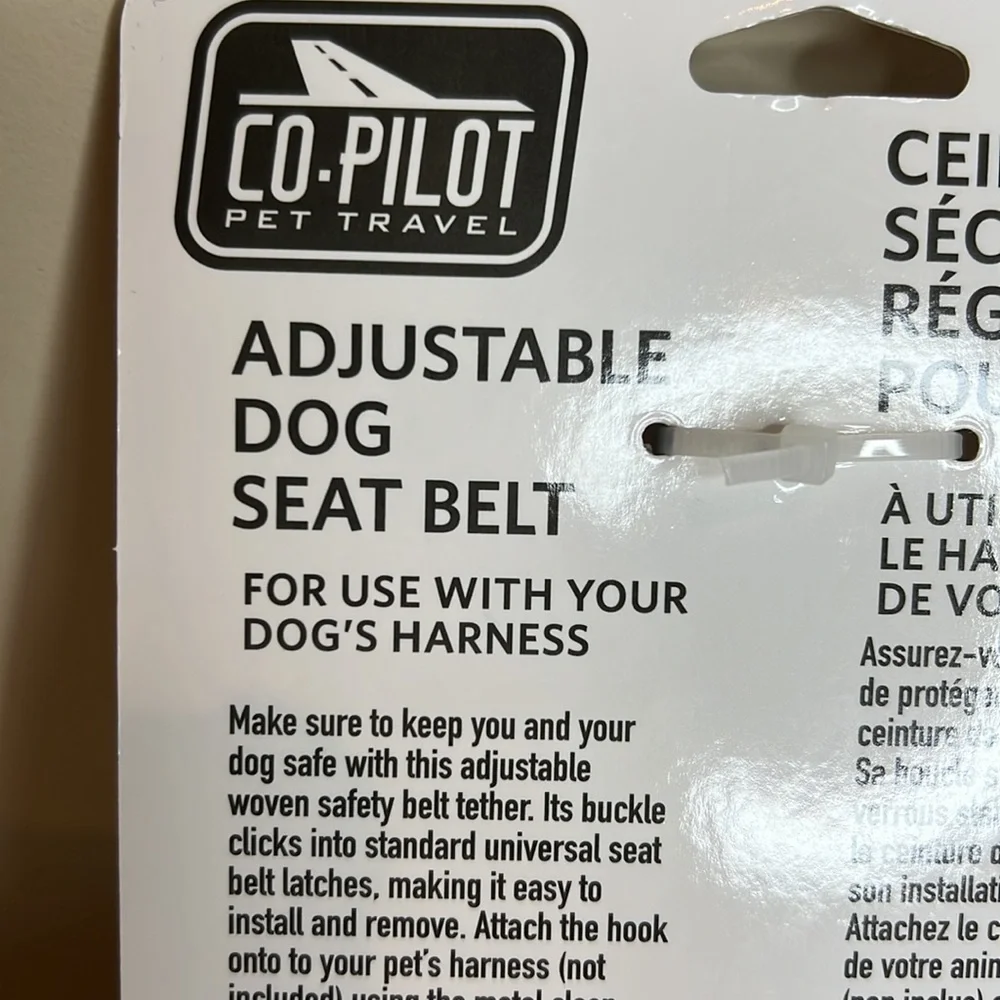 Co*Pilot Pet Travel Adjustable Dog Seat Belt.